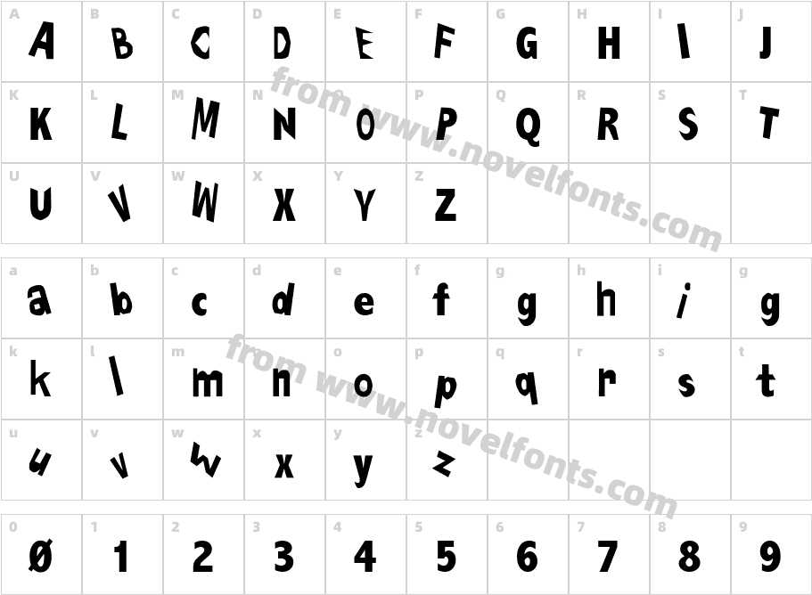 Abadi MT Condensed Extra BoldCharacter Map