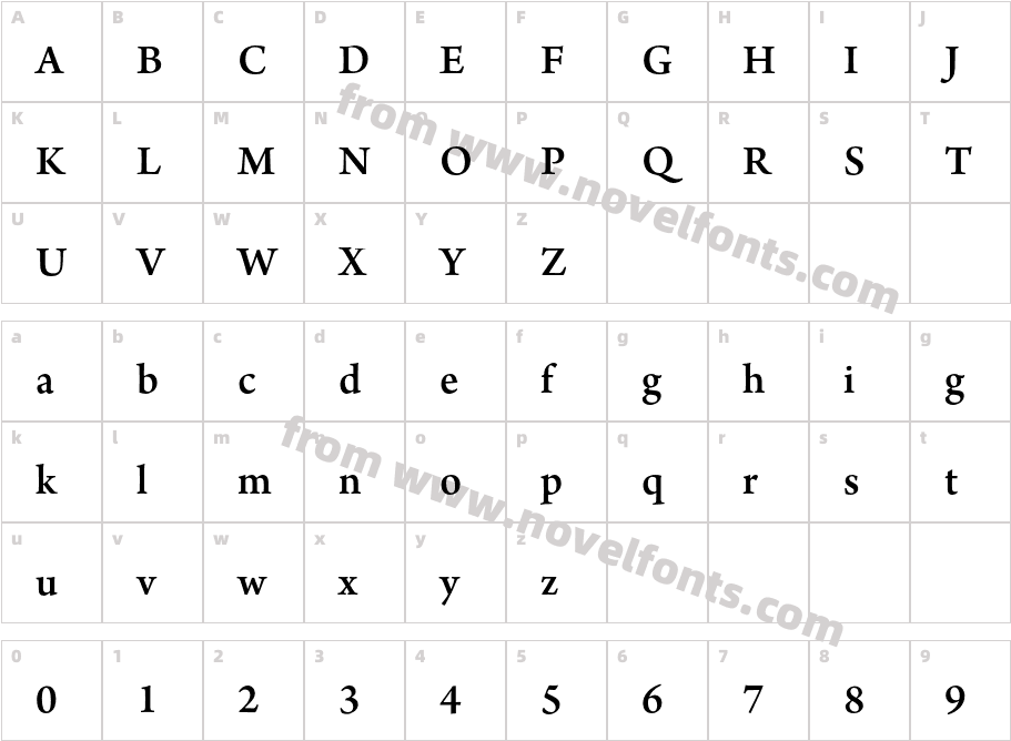 Adobe MediumCharacter Map