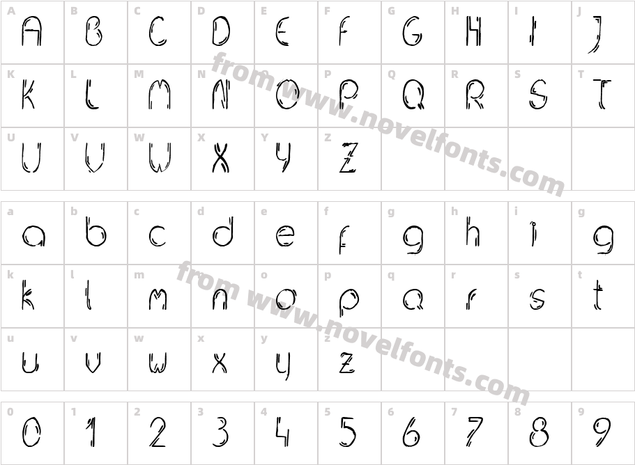 Jelusic Dizajn  NormalCharacter Map