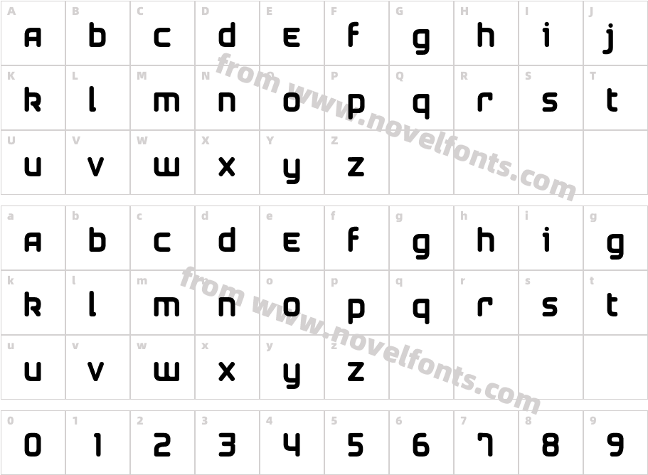 Air Strip ArabicCharacter Map