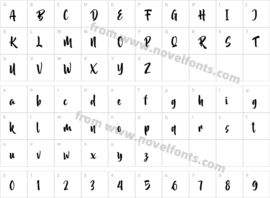 Akidan Hatory RegularCharacter Map
