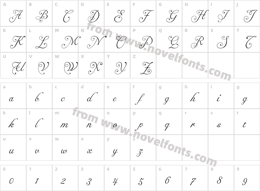 Alipe Script LightCharacter Map