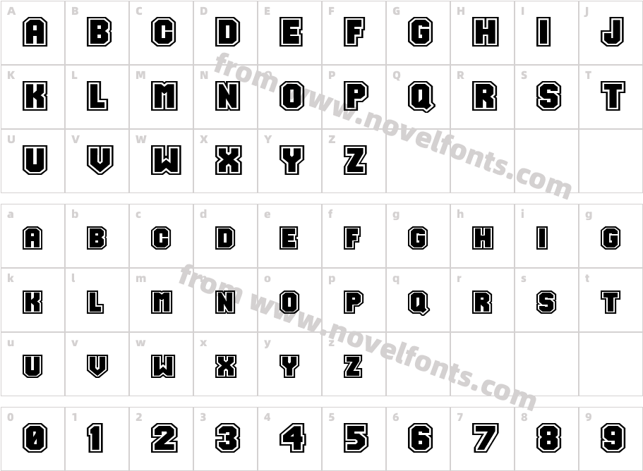 Jersey-ExtendedCharacter Map