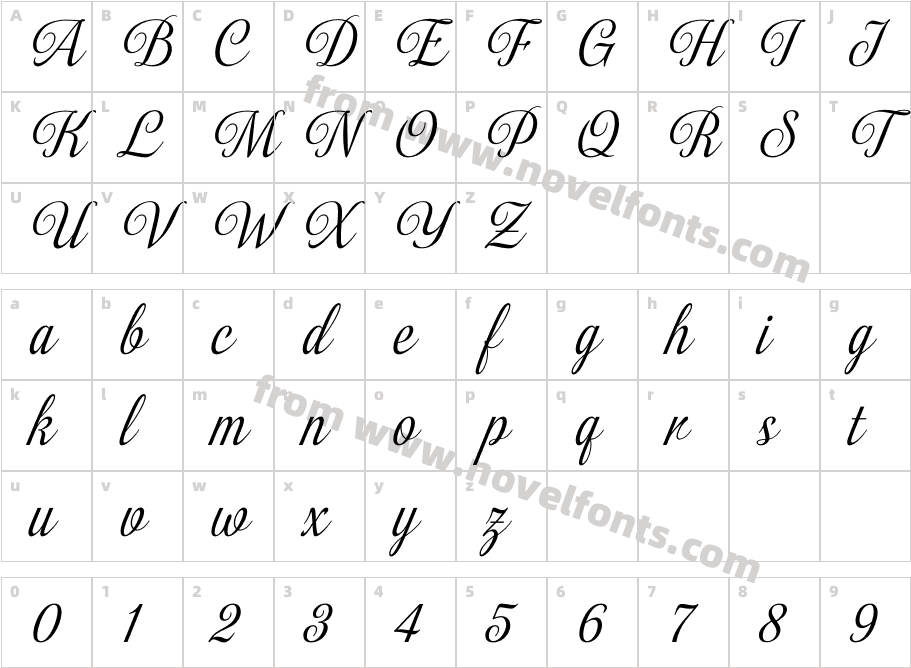 AlmibarCharacter Map