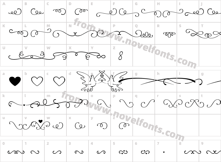 Aloe Ornaments LightCharacter Map
