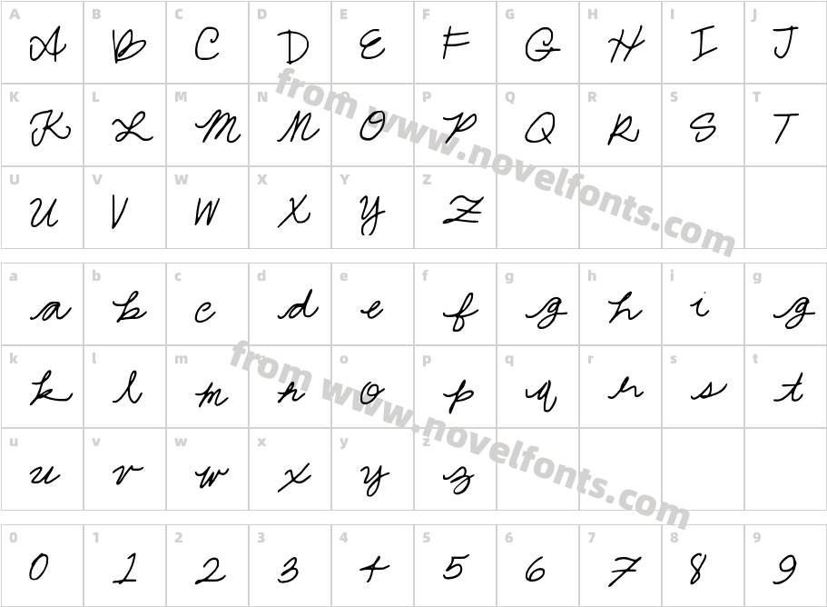 Jessa HandCharacter Map