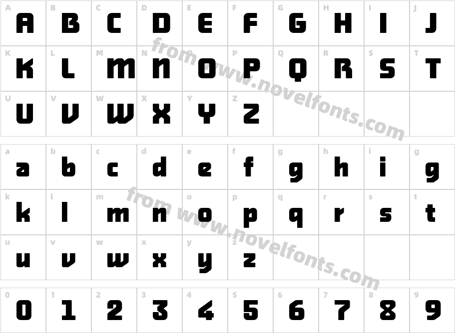 Alphaville UltraCharacter Map