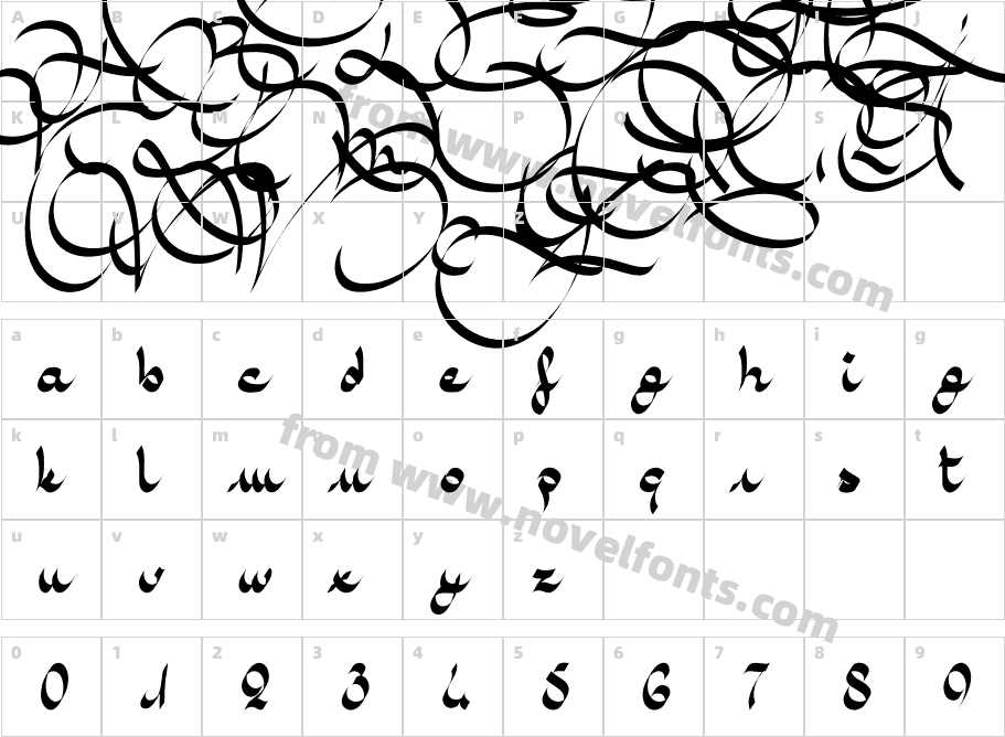 Amal BoldCharacter Map