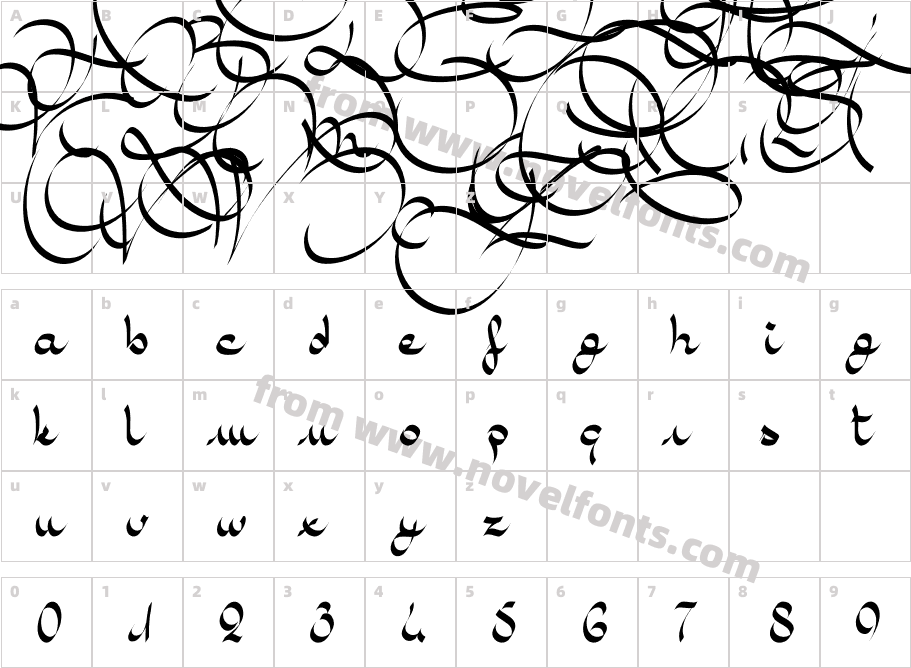 Amal SemiboldCharacter Map