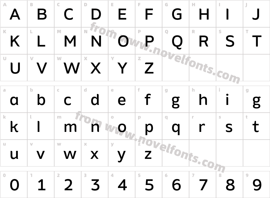Amino Alt Regular5Character Map