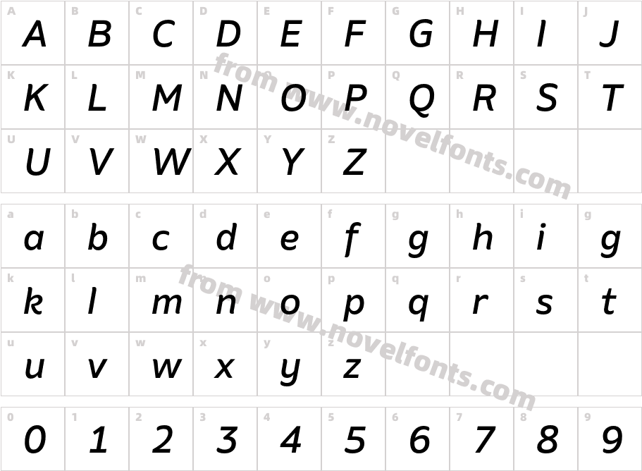 Amino Regular8Character Map