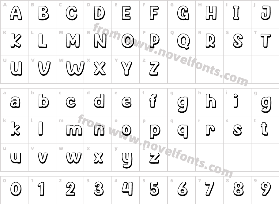 Amorria BrushCharacter Map