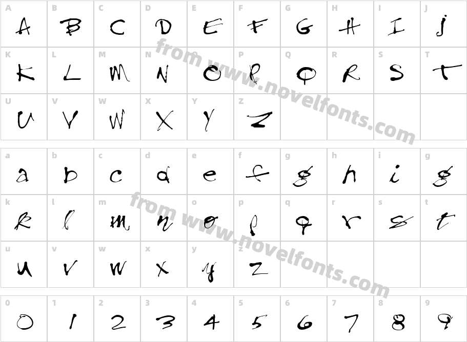 Amphi NormalCharacter Map