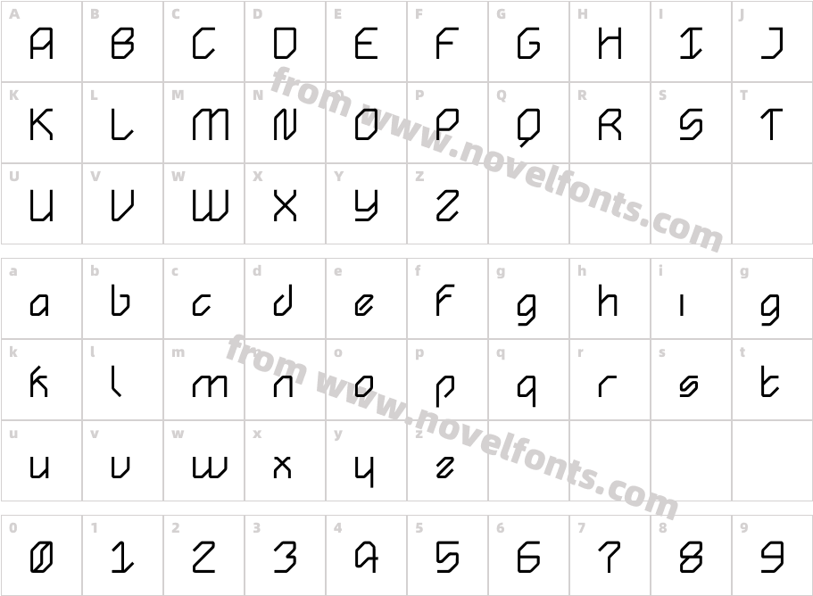 Angol Round BoldCharacter Map
