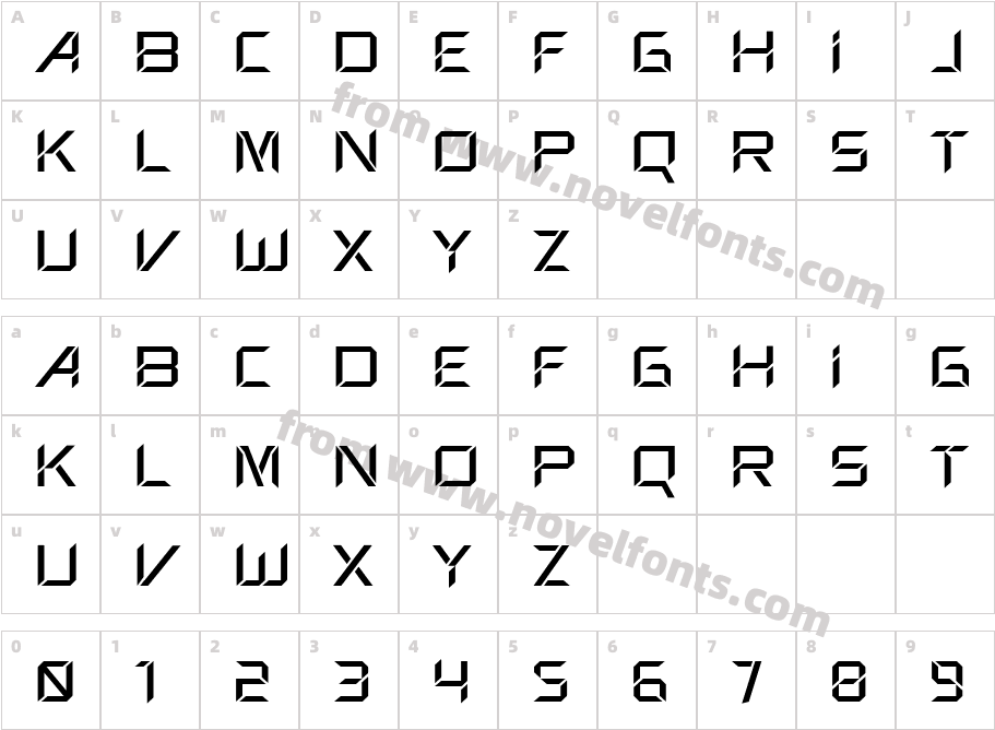 Antteka RegularCharacter Map