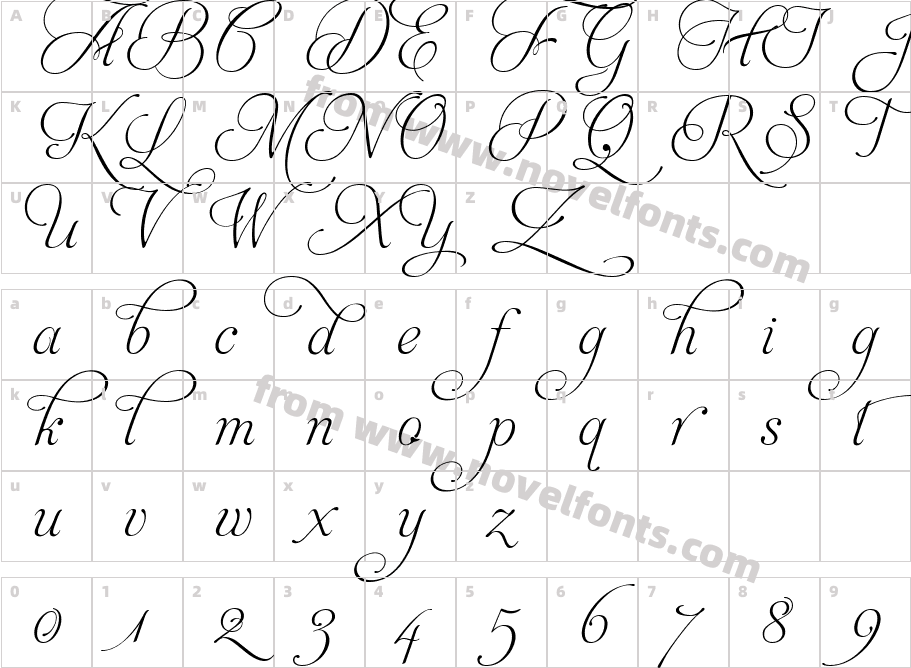Aphrodite Slim StylisticCharacter Map