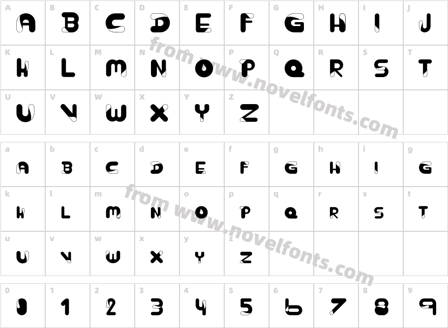 Aquaphonic DampCharacter Map