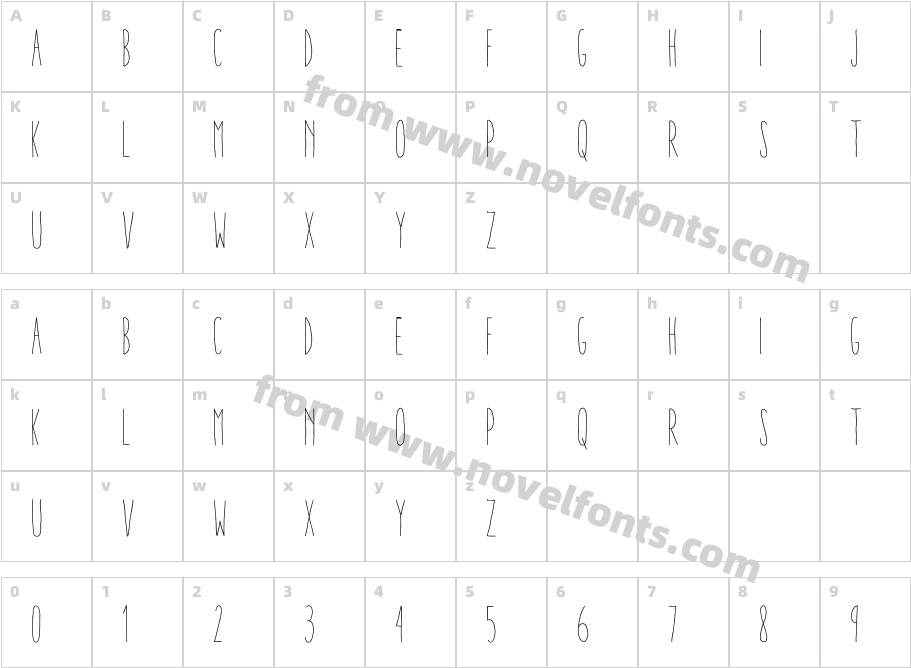 Aracne Soft Ultra Cond LigCharacter Map