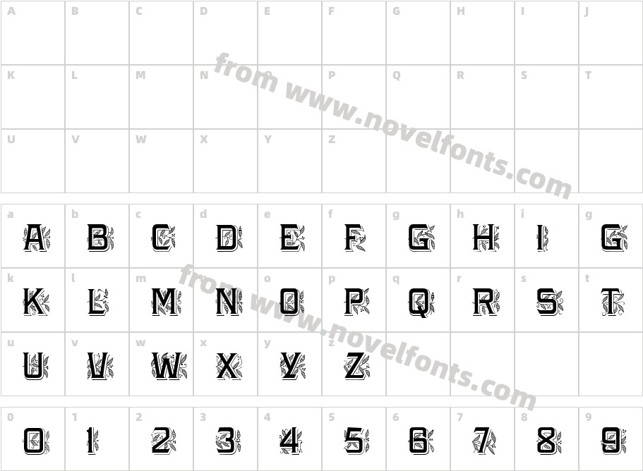 Arboret NormalCharacter Map