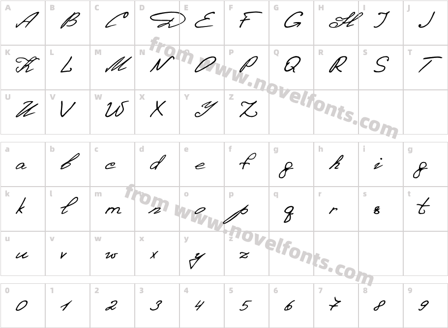 Arial NarrowCharacter Map