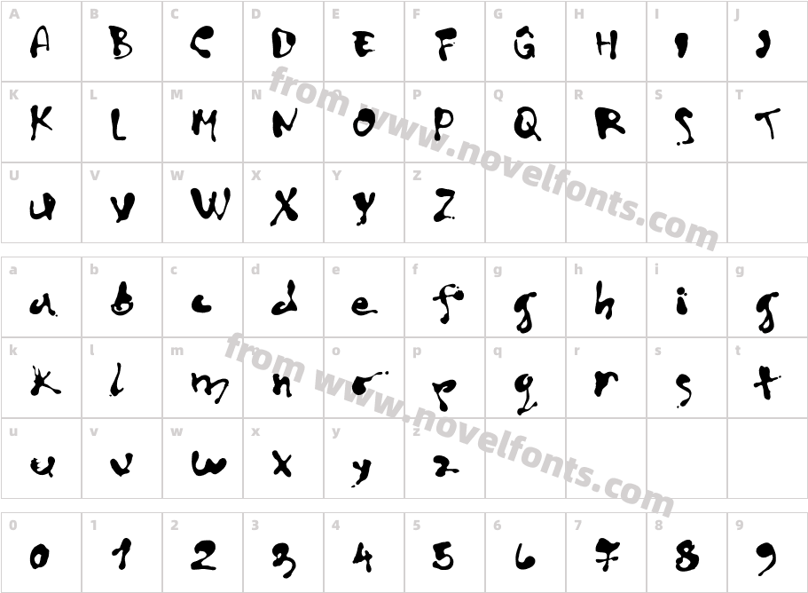 Art decorCharacter Map