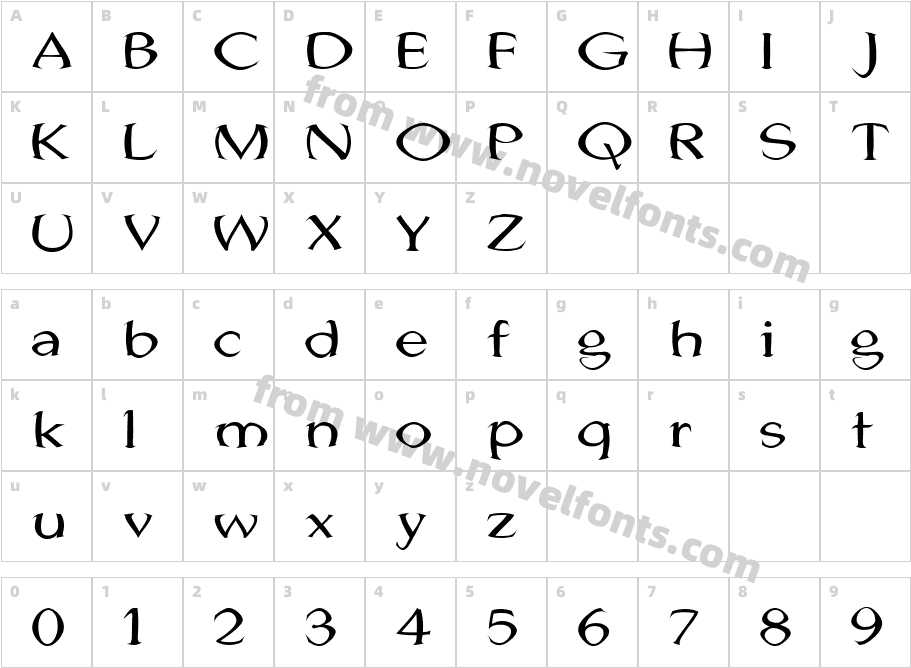 Jhunwest ConvexCharacter Map