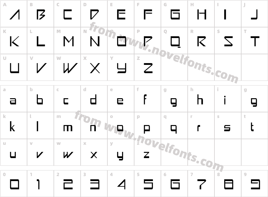 Astron Boy RegularCharacter Map
