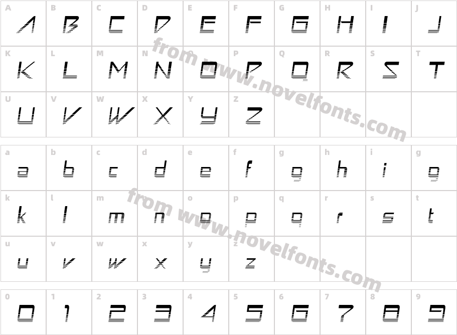 Astron Boy Video RegularCharacter Map
