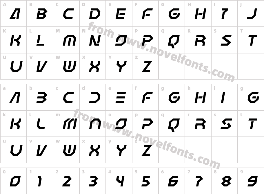 Axelich DemoCharacter Map
