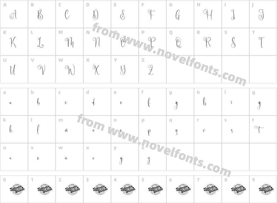 Basstemia Florasita DEMO VERSIOCharacter Map