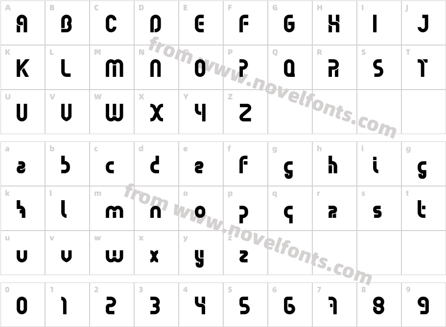 Bebel BlackCharacter Map