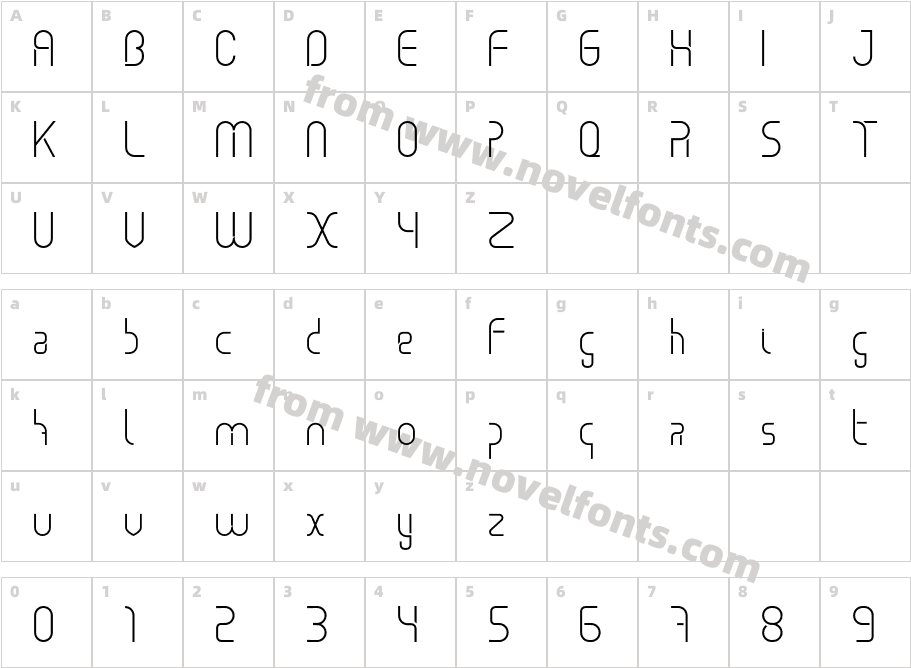 Bebel LightCharacter Map
