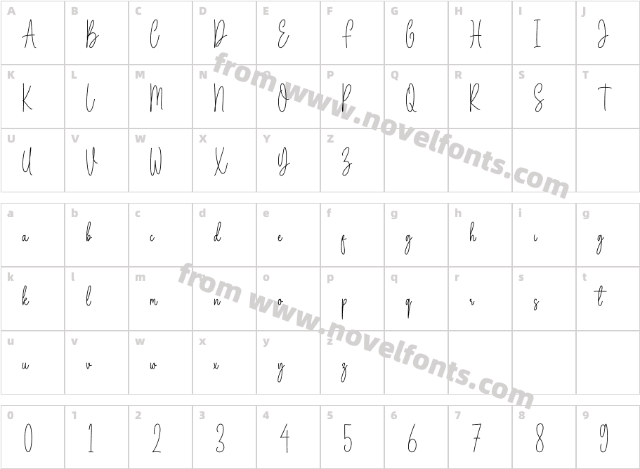 Belgium SignatureCharacter Map
