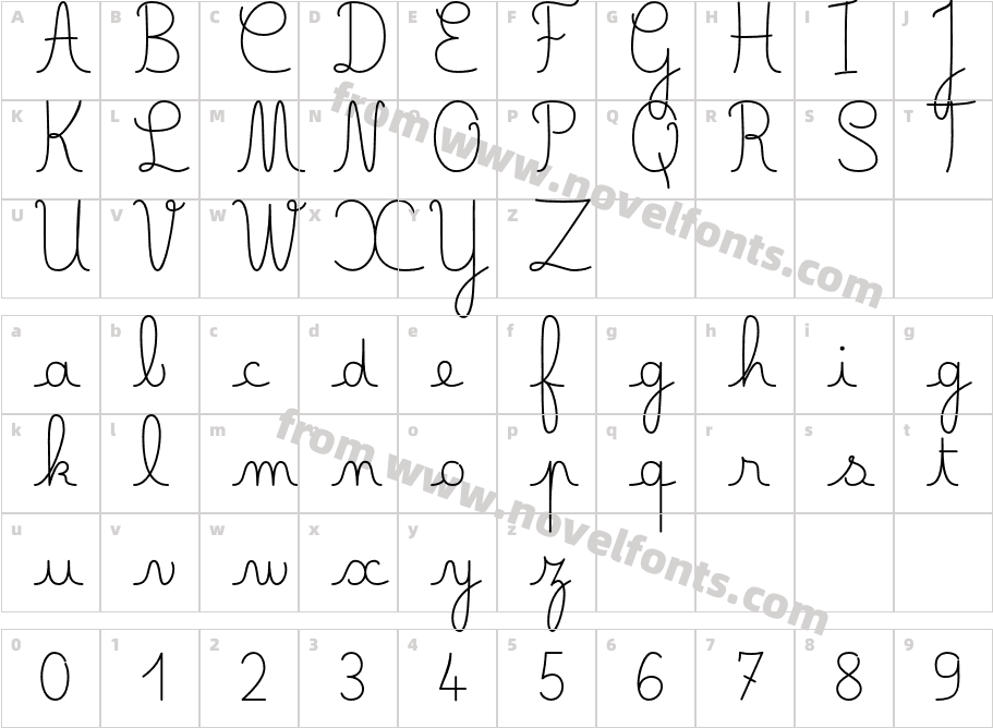 Belle Allure CM Moyen DemoCharacter Map