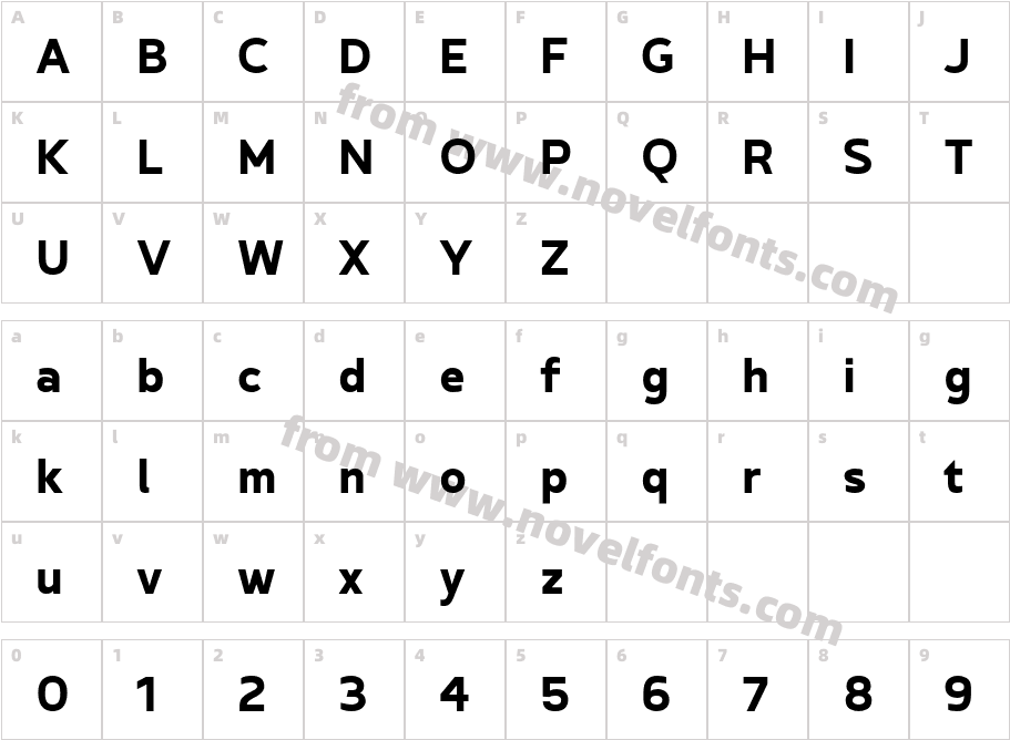 Betm Regular5Character Map