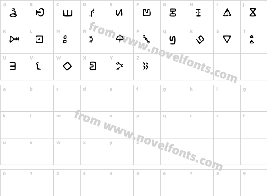 Bill_s_ CipherCharacter Map