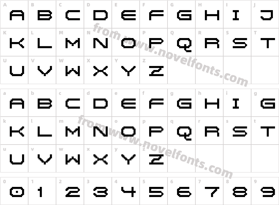 Birdy No2Character Map