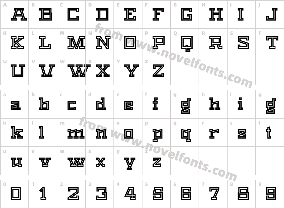 Black Bear InlineCharacter Map