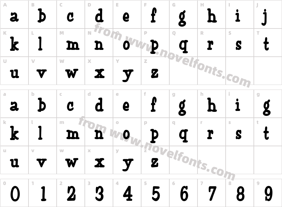 Black BookCharacter Map