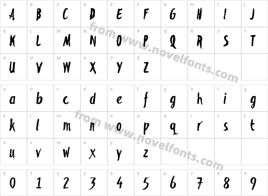 BlackflowerCharacter Map