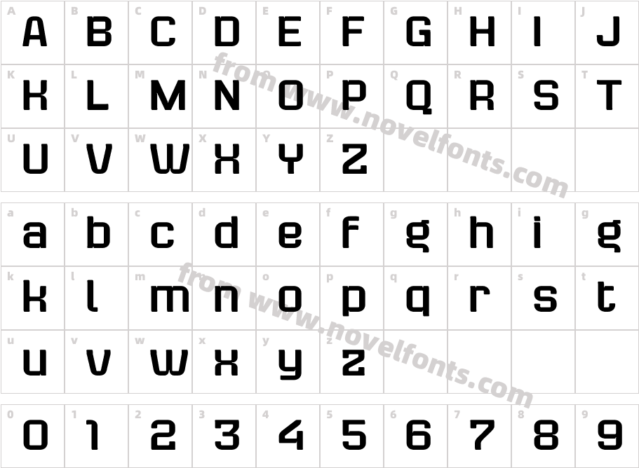 Bladi Two 4FCharacter Map