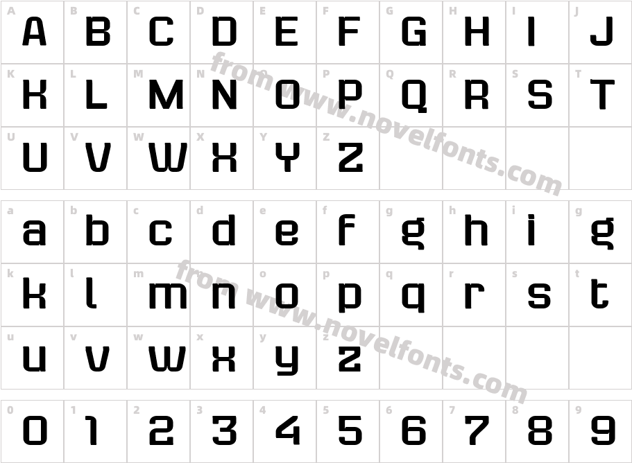 Bladi Two 4FCharacter Map