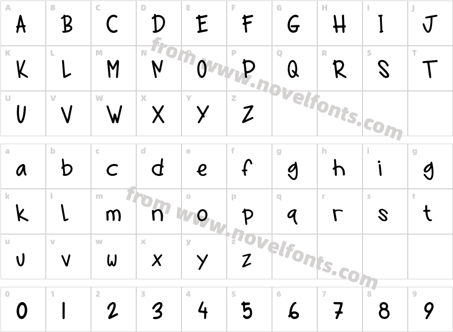 Jolly JoyCharacter Map