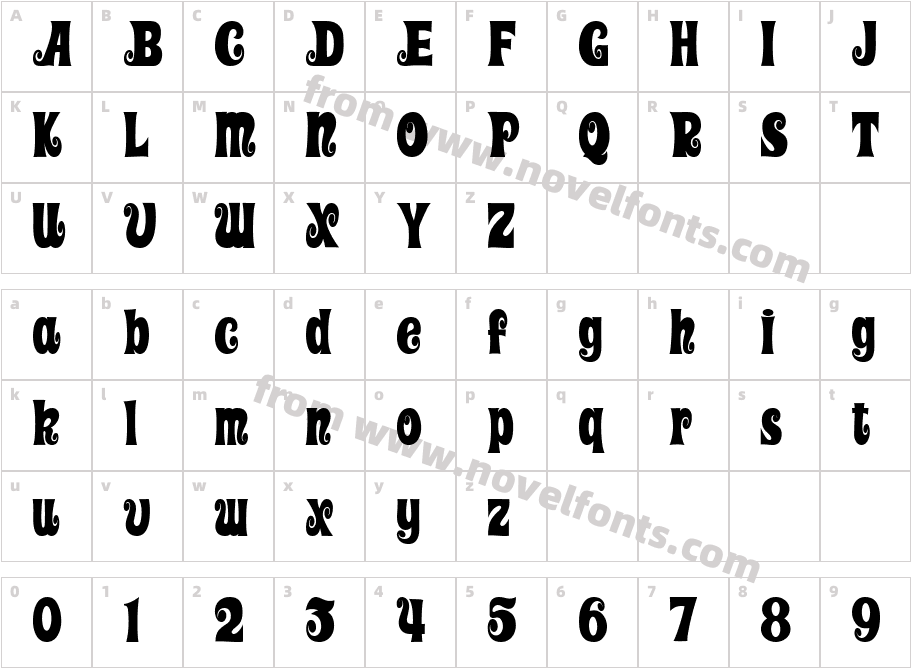 Bobo Black AlCharacter Map