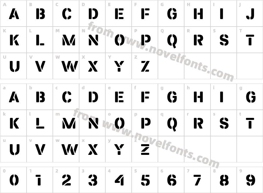 Bocsten DemoCharacter Map