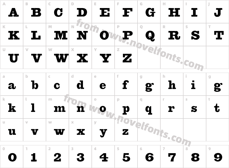 Bootstrap Alternate Pro Reg 2Character Map
