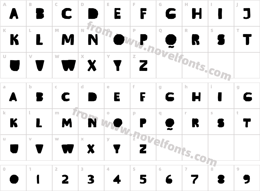 Bornholm DondalCharacter Map