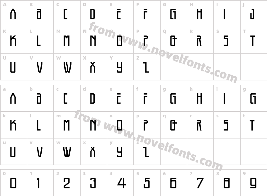 BothweldCharacter Map