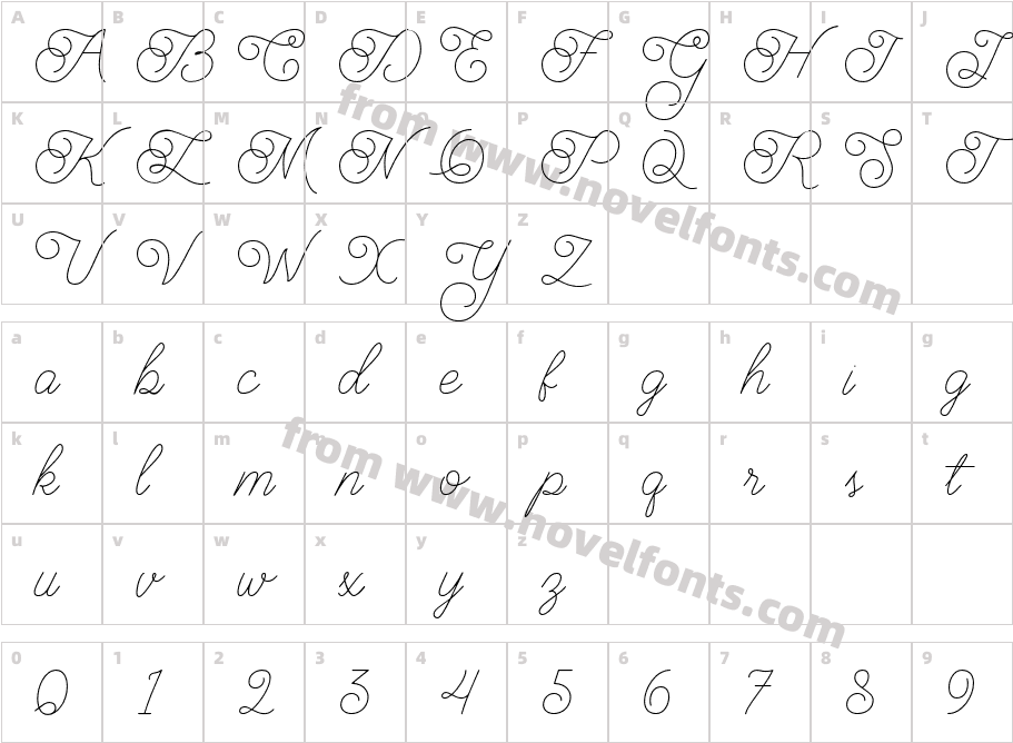Brayden Script ThinCharacter Map