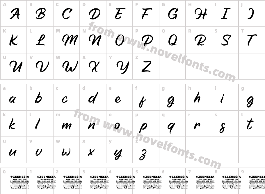Bright Diamond Personal Use OnlCharacter Map